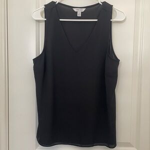 Nine West V-Neck Black Blouse